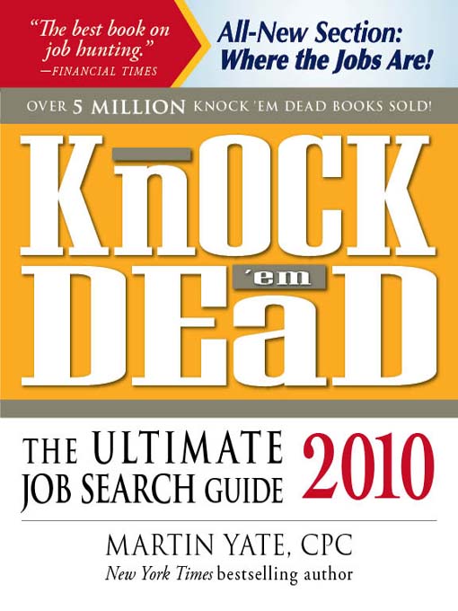 Title details for Knock ‘em Dead 2010  by Martin  Yate - Wait list